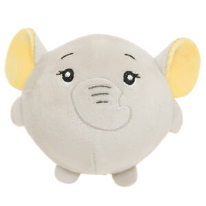 2.5” squishable Grey Elephant Keychain